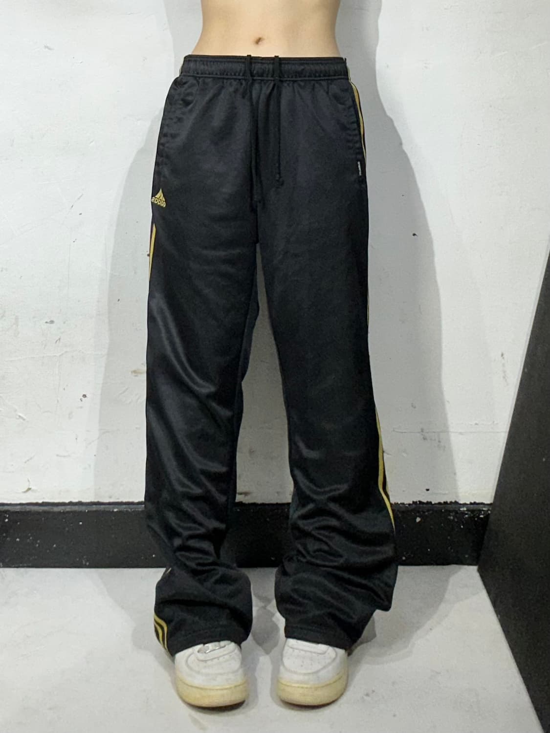 아디다스 블랙 골드 삼선 추리닝 바지 트레이닝 팬츠 L 상품이미지2