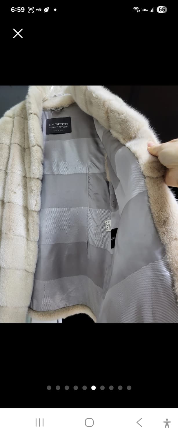 BASSETTI 이태리 명품브랜드 사가퍼 밍크 베스트 free 상품이미지6