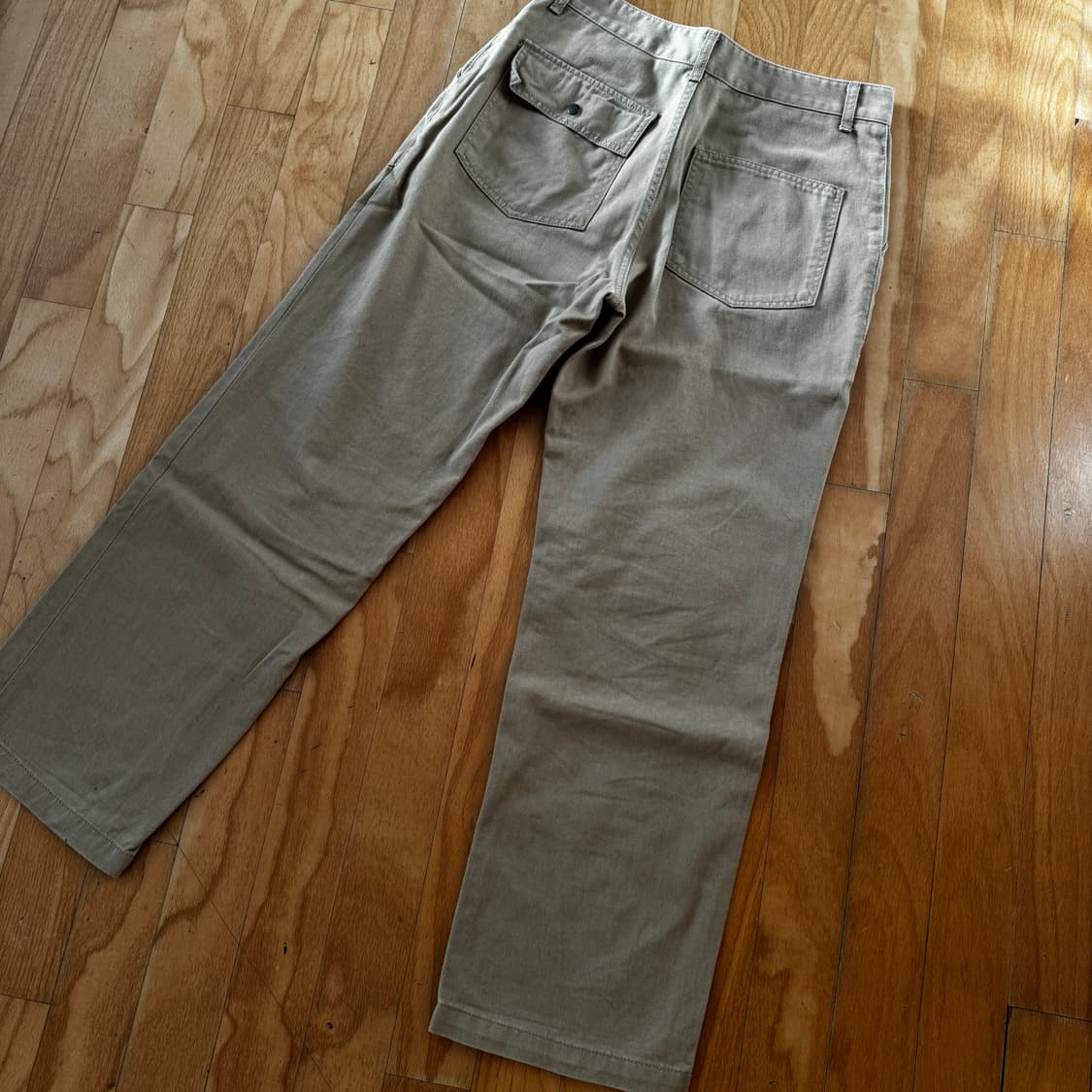 유니폼브릿지 코튼 팬츠 베이지 M 상품이미지8