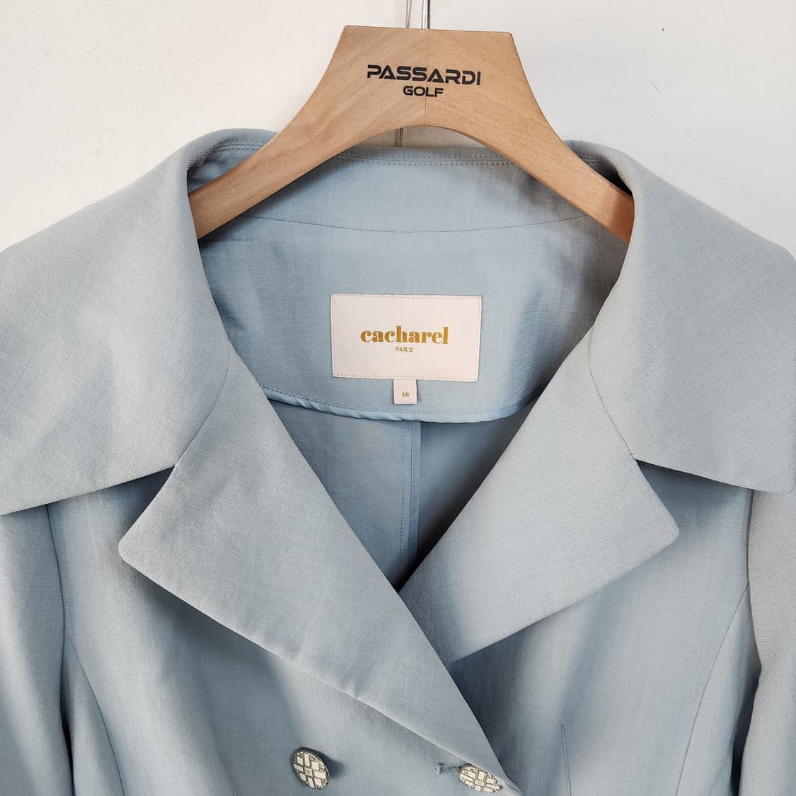 까사렐 더블 버튼 자켓 블루 상품이미지2