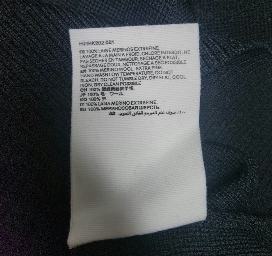 (정품) 아미 울 블랙 니트(S) 상품이미지6