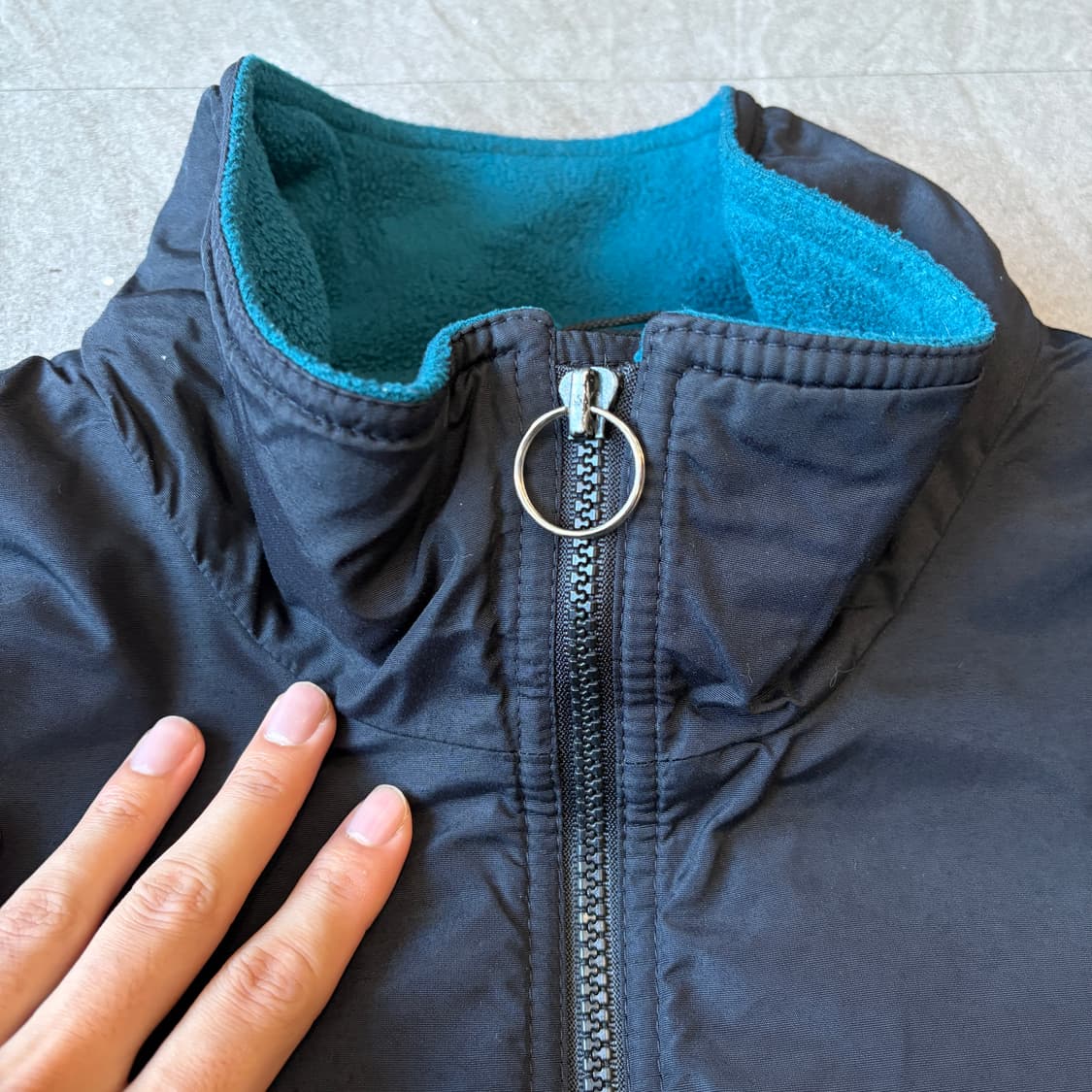 90s L.L.bean 90년대 생산 엘엘빈 블랙 웜업 자켓 상품이미지6