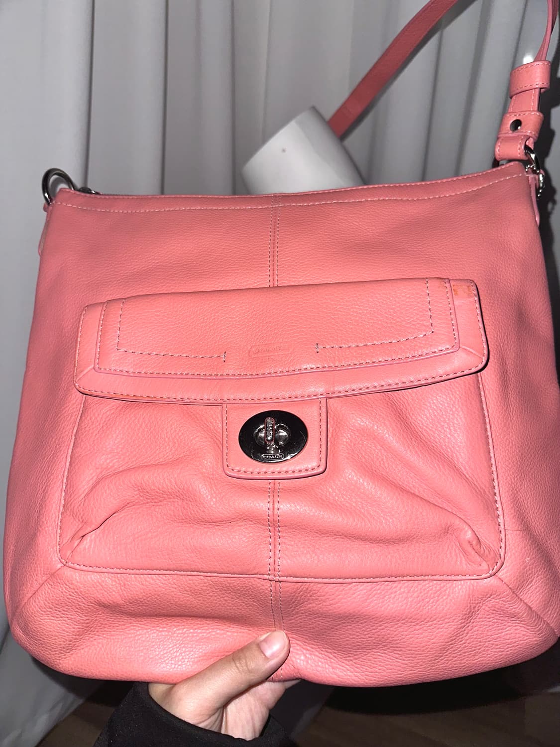 빈티지 코치 코랄 크로스 숄더 백 상품이미지6