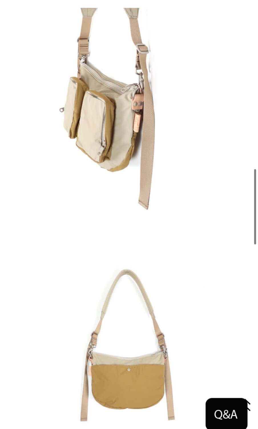 아미아칼바 나일론 바디백 (S) [투톤] 상품이미지4