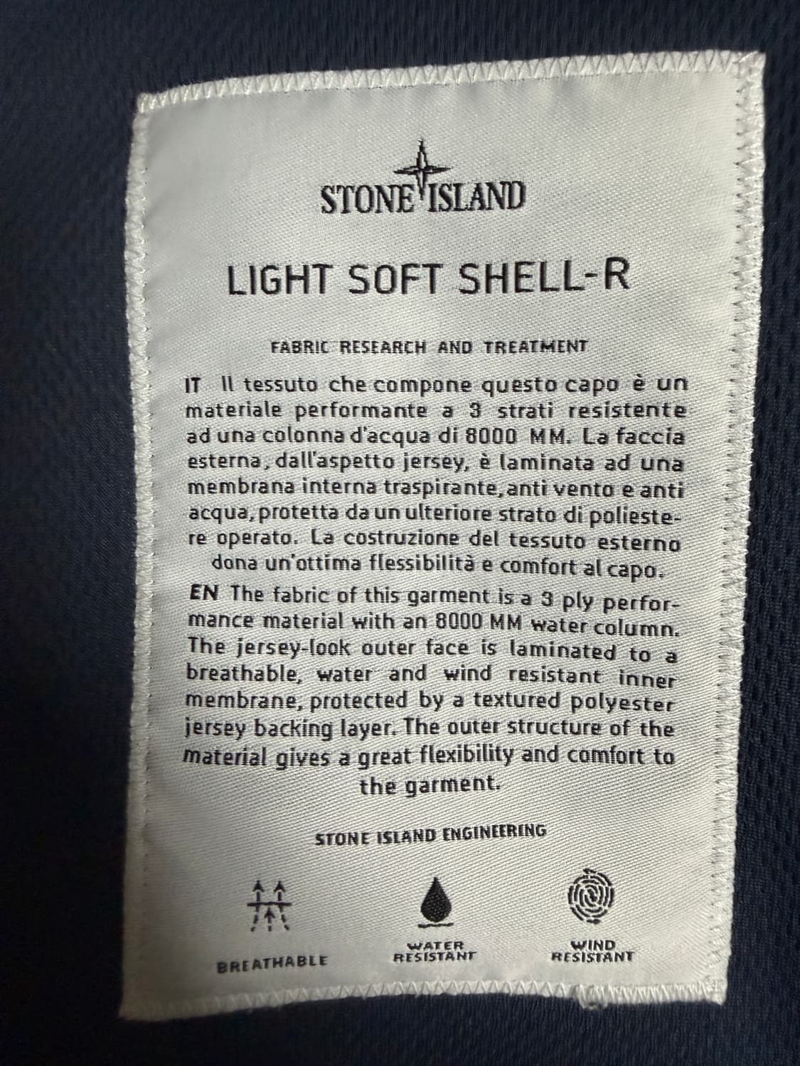 스톤아일랜드 라이트 소프트쉘 상품이미지6