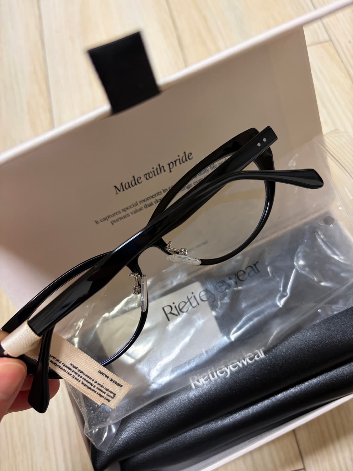리에티) RIETI 무신사 안경 공용 트렌디함 풀구성품 상품이미지2
