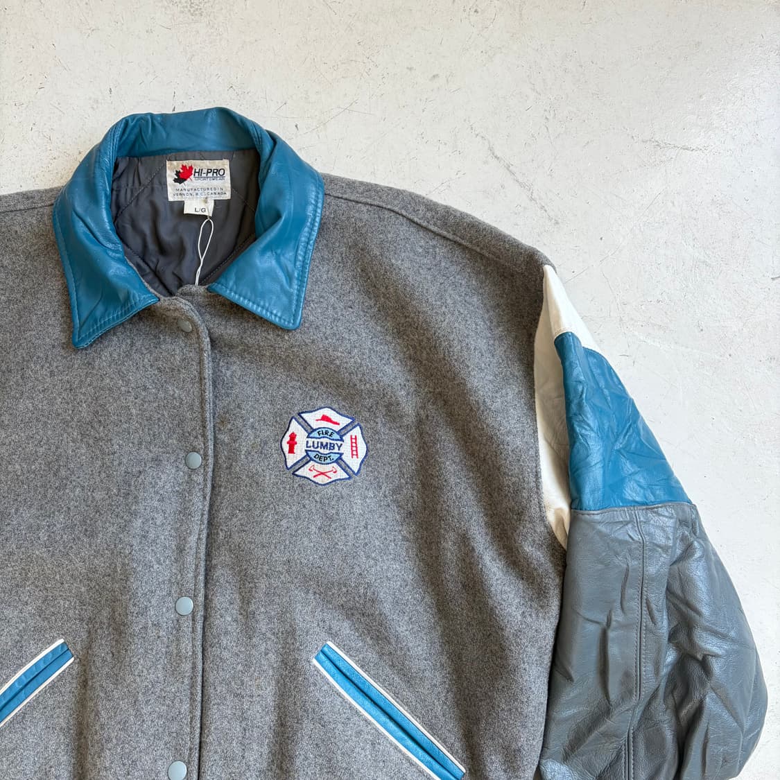 90s CANADA 빈티지 울 바시티 자켓 L 상품이미지2