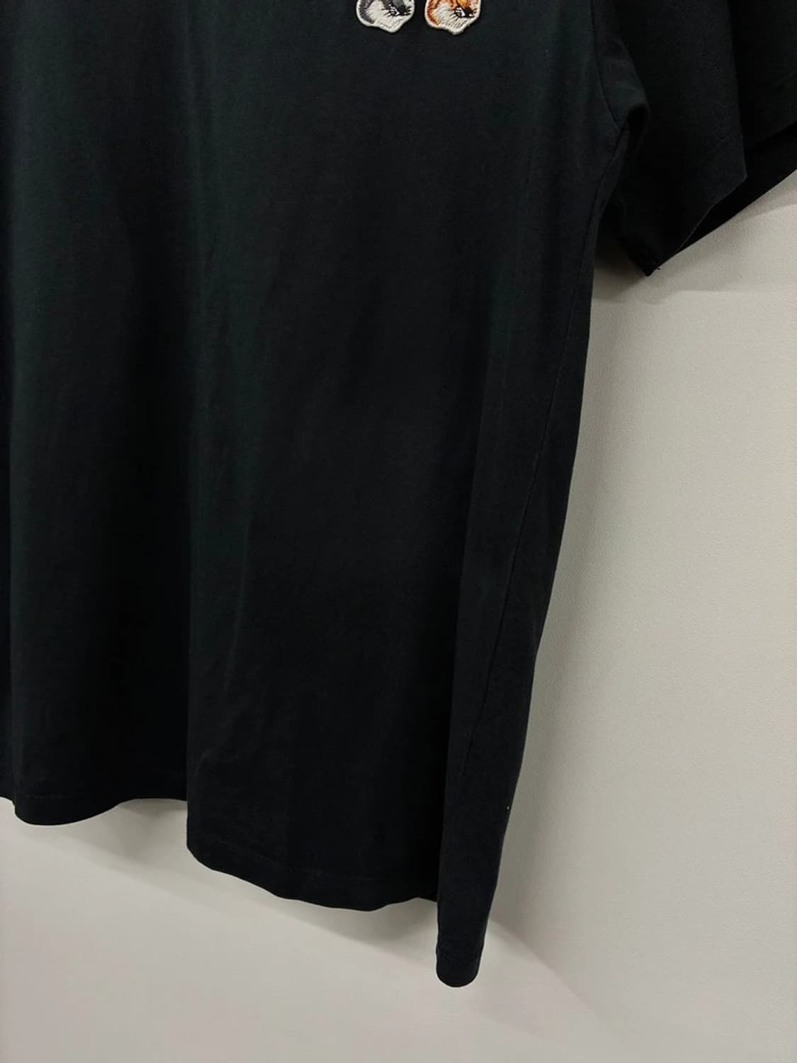 메종키츠네 더블폭스 헤드 패치 반팔 티셔츠 PN9786 상품이미지4