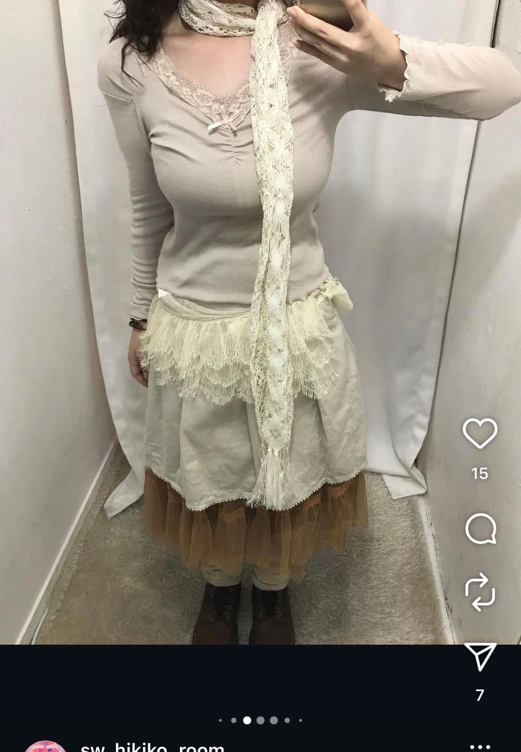 빈티지 모리걸 룩 세트 상품이미지1