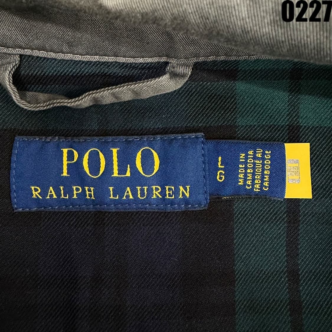 폴로 랄프로렌 코튼 집업 자켓 L 0227 상품이미지5