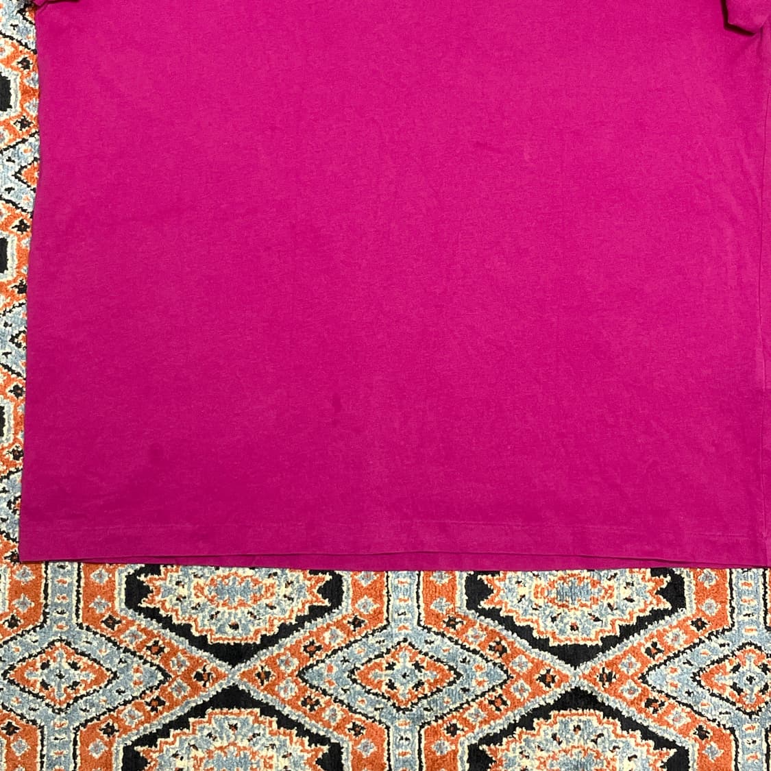 폴로랄프로렌 핑크 딥 브이넥 반팔티셔츠 여성L 상품이미지3