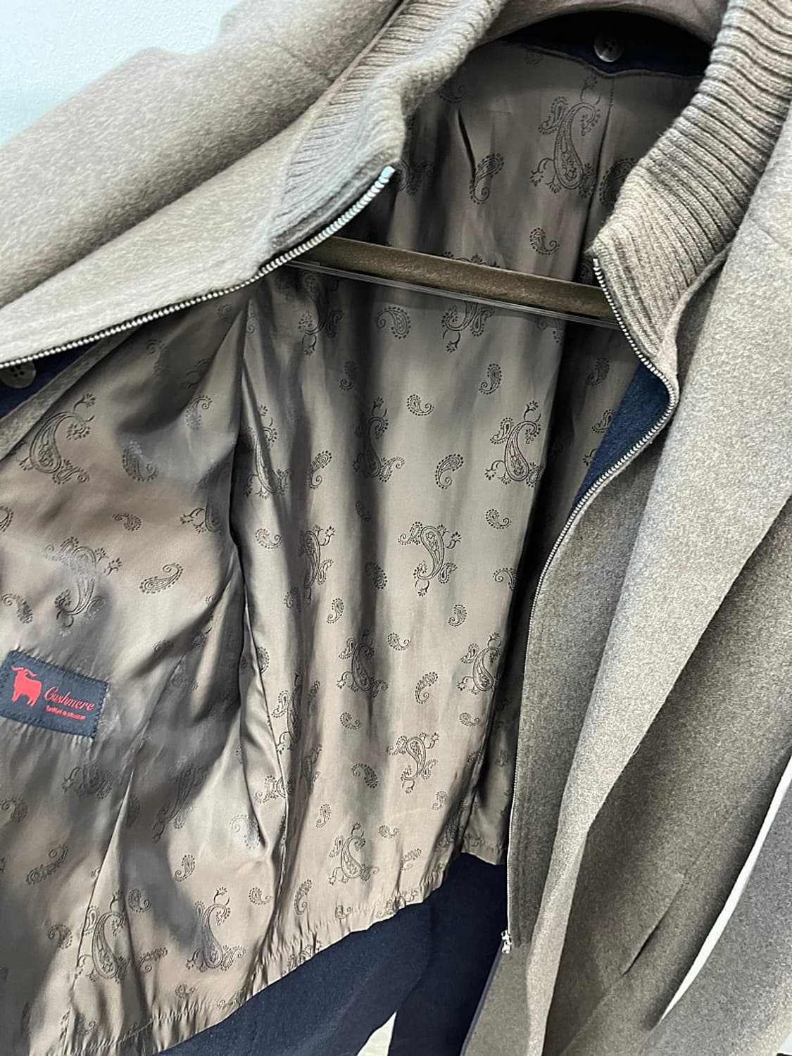 105-110) 반하트 핸드메이드 캐시미어 코트  상품이미지6