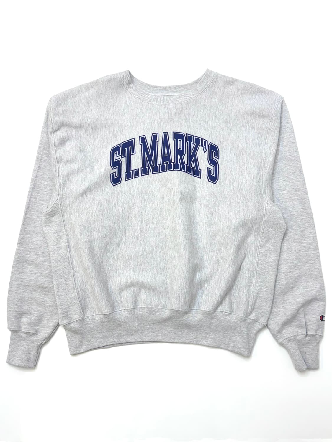 Champion 챔피온 리버스위브 그레이컬러 로고 맨투맨 상품이미지2