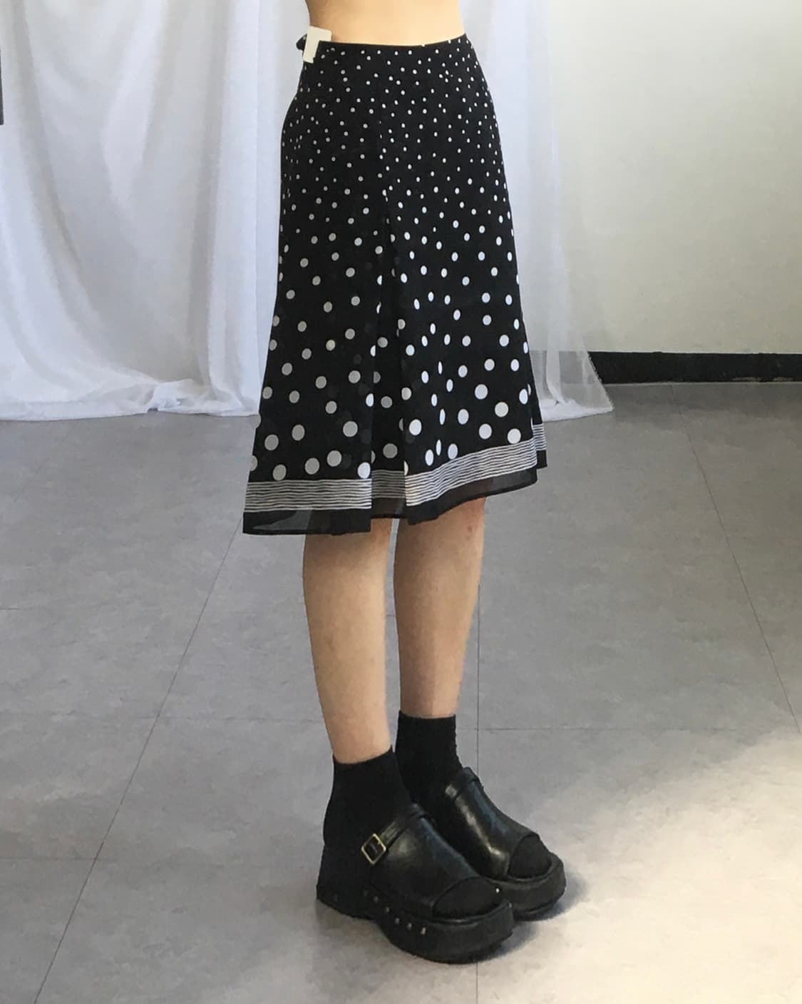 Dot pattern skirt 상품이미지5