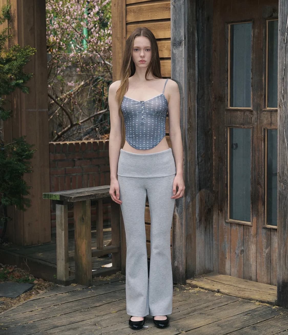 플리즈노팔로우 부츠컷 레깅스 상품이미지1