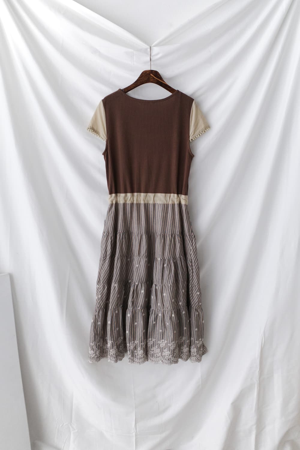 flower stirpe half one-piece 상품이미지2