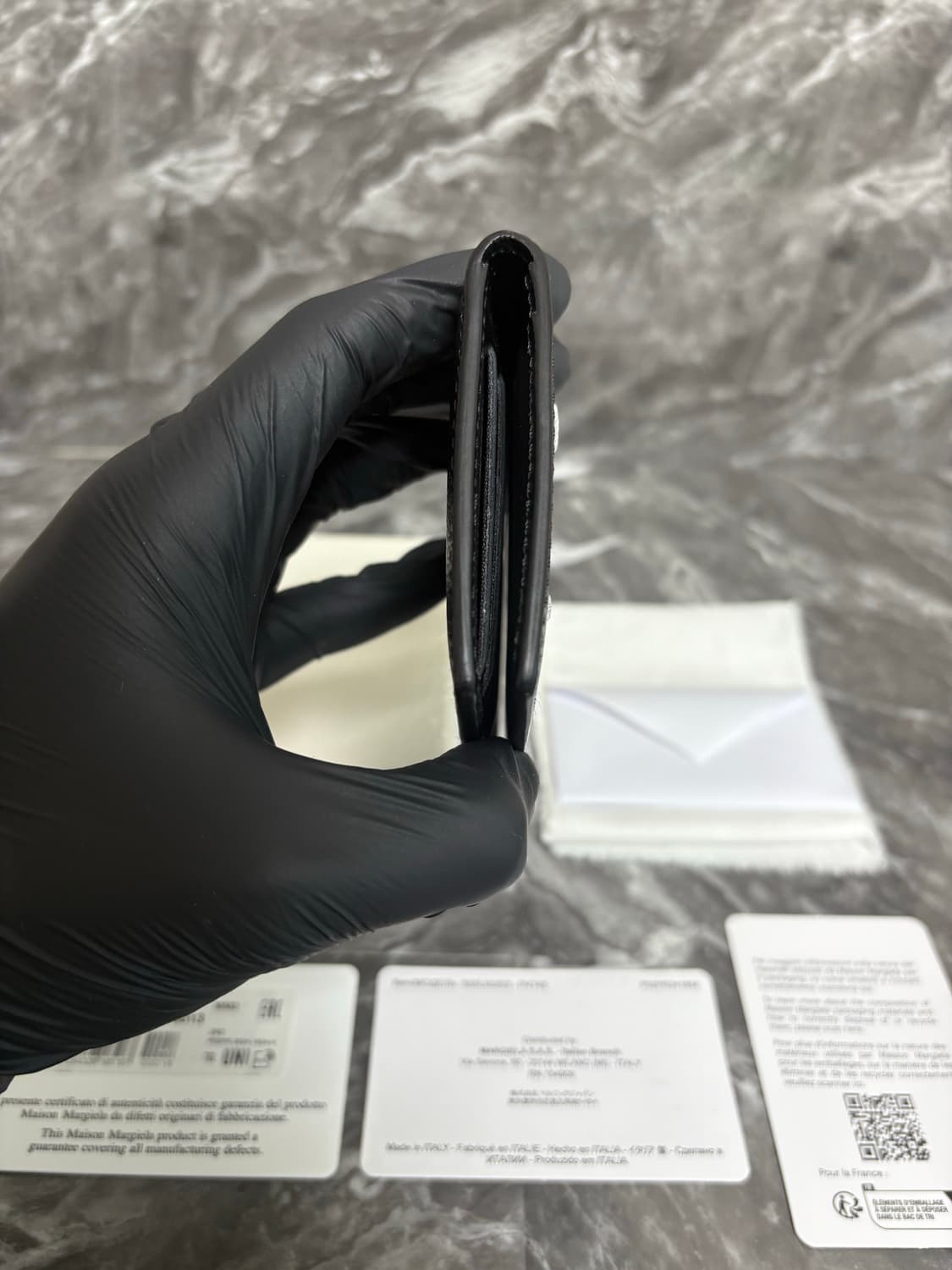 [새상품급] 마르지엘라 레더 바이폴드 오거나이저 카드지갑 상품이미지5