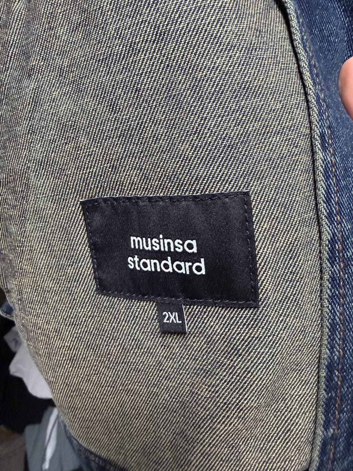 무신사스탠다드 데님 워크 재킷 상품이미지3