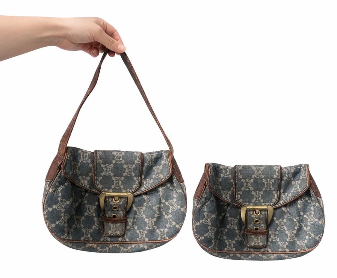 셀린느 트리오페 빈티지 숄더백 / 올드셀린 / 희귀 / 데님패턴 상품이미지2