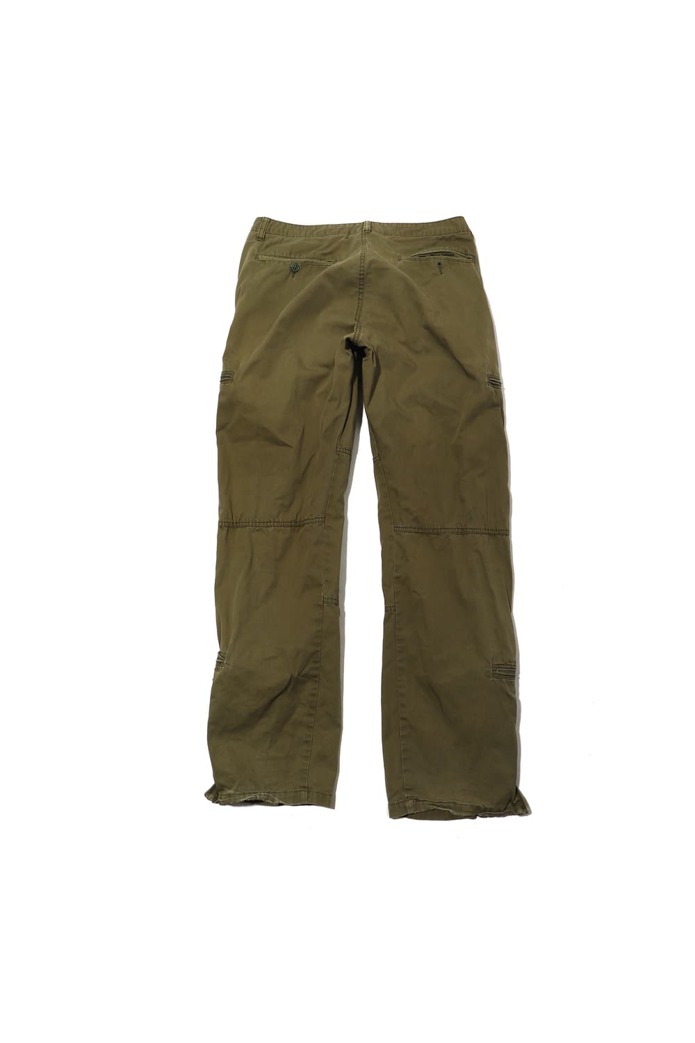 그린 라벨 릴렉싱 카키 코튼 사이드 지퍼 레이어드 팬츠   상품이미지2