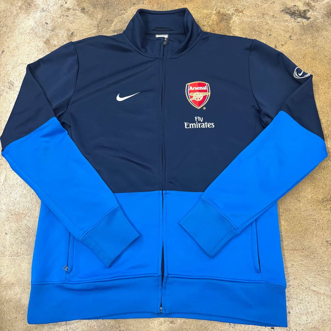 [정품/105,L] 나이키 아스날 트랙탑 져지 네이비블루 b8 상품이미지2