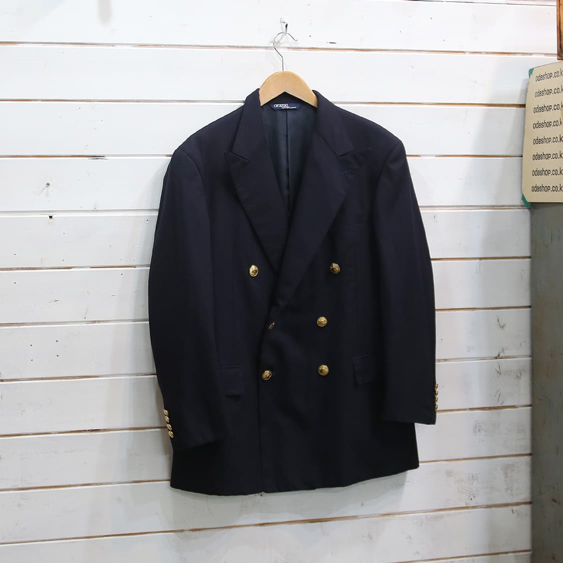 (착용컷) 폴로 랄프로렌 금장 더블 브레스트 자켓 (남성용 100) 상품이미지1