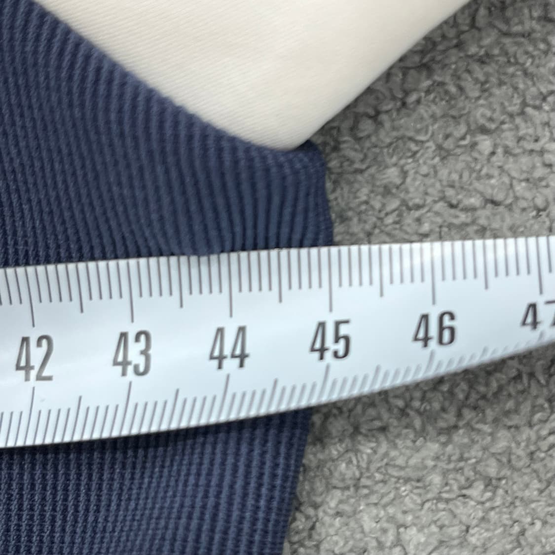 M 다이나핏 화이트 네이비 배색 자켓 상품이미지7