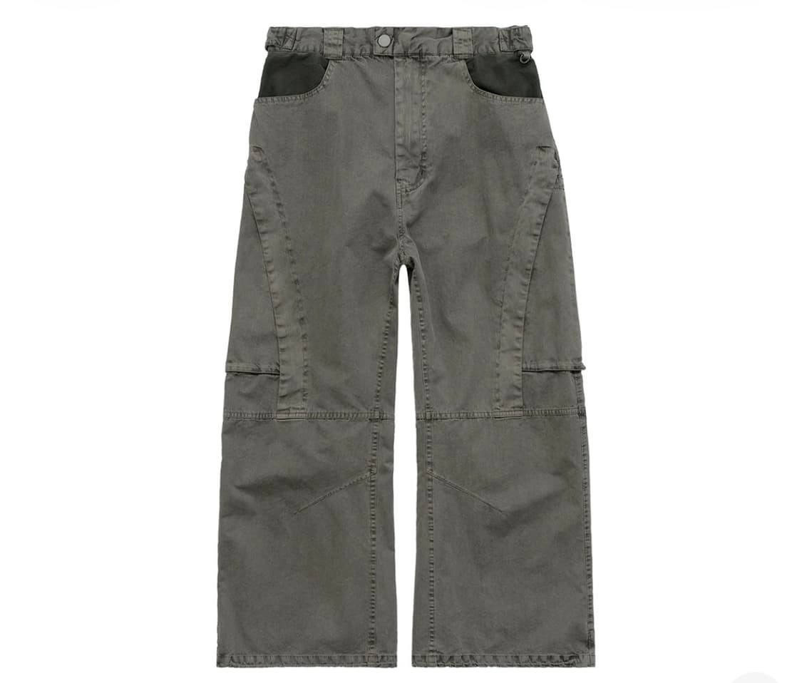 2) 폴리테루 보더팬츠 베이지 상품이미지1