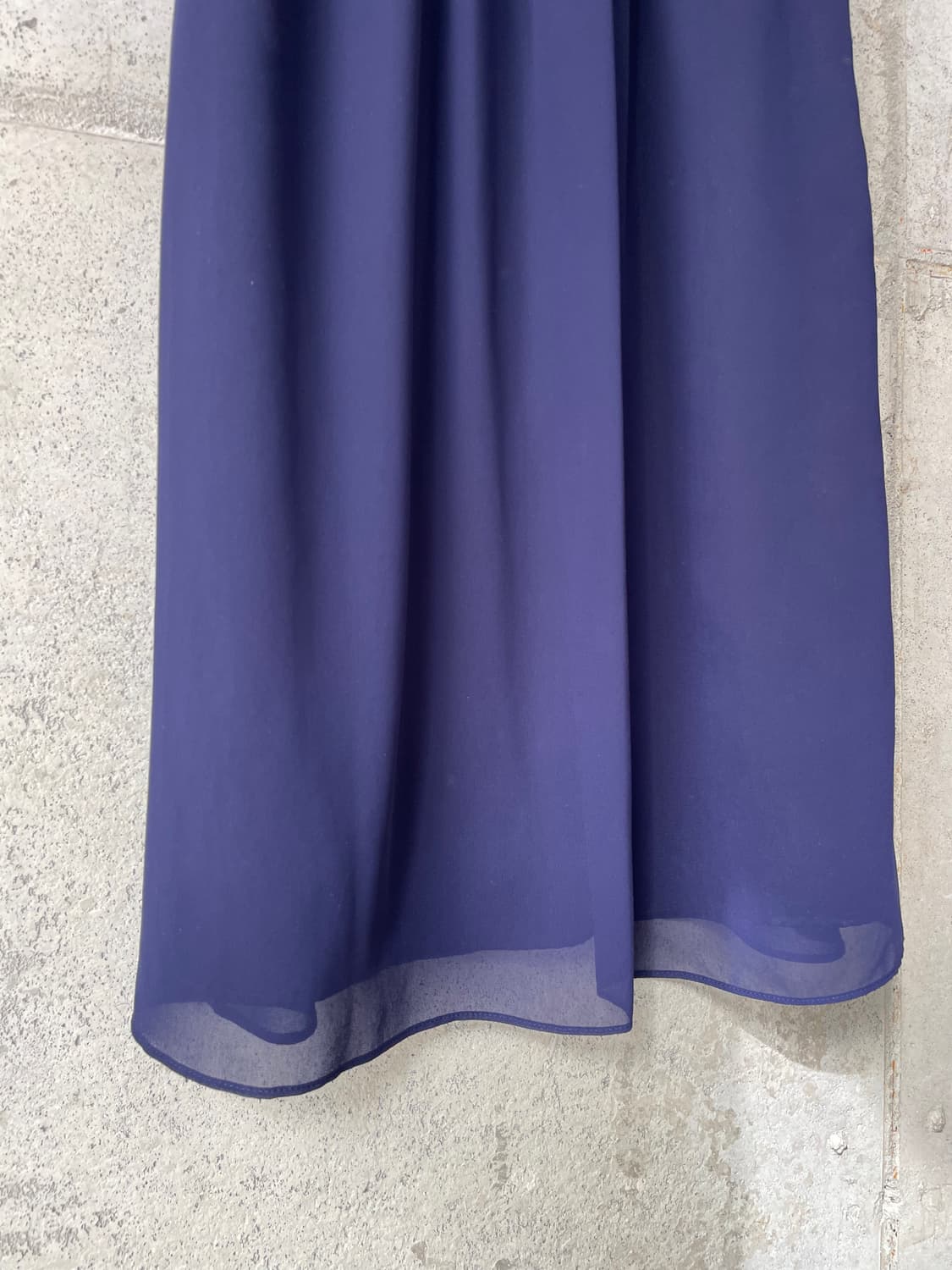 로즈 쉬폰 드레스 딥블루 상품이미지8