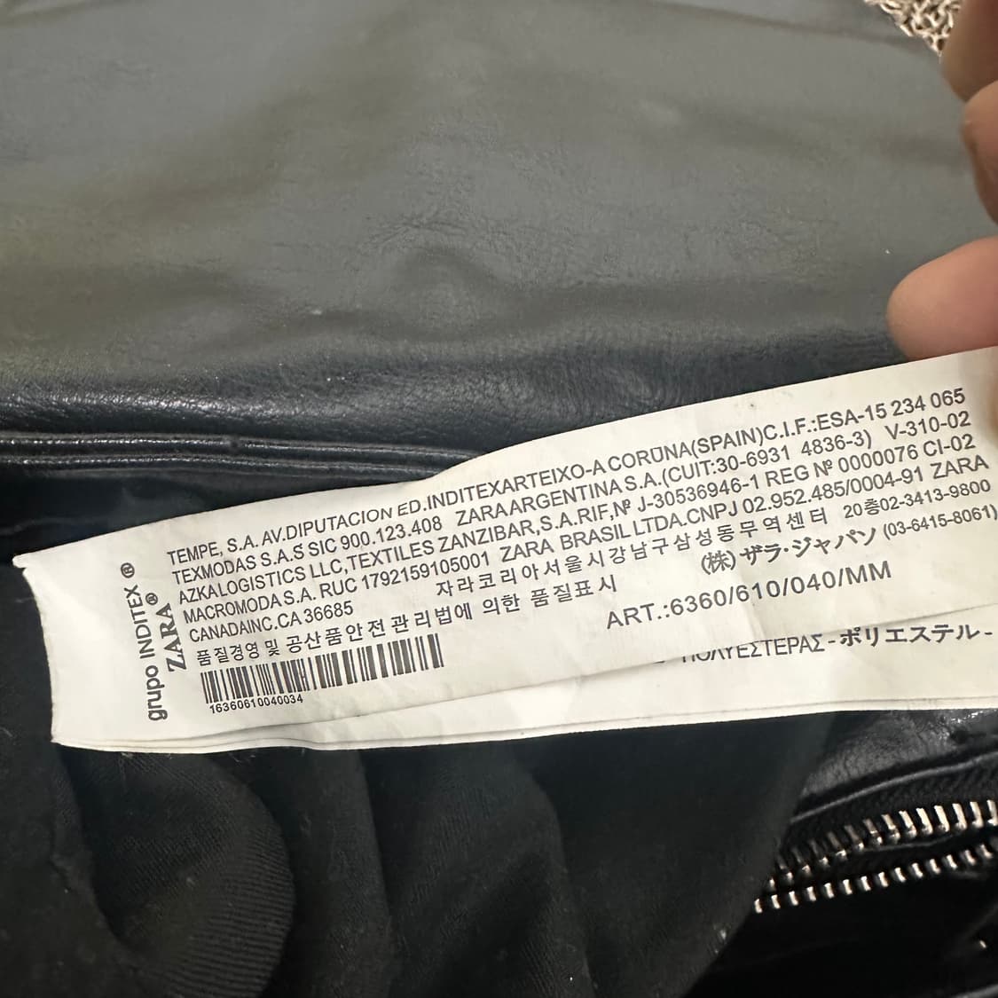 ZARA 자라 유나백 여성 숄더백 블랙 상품이미지6