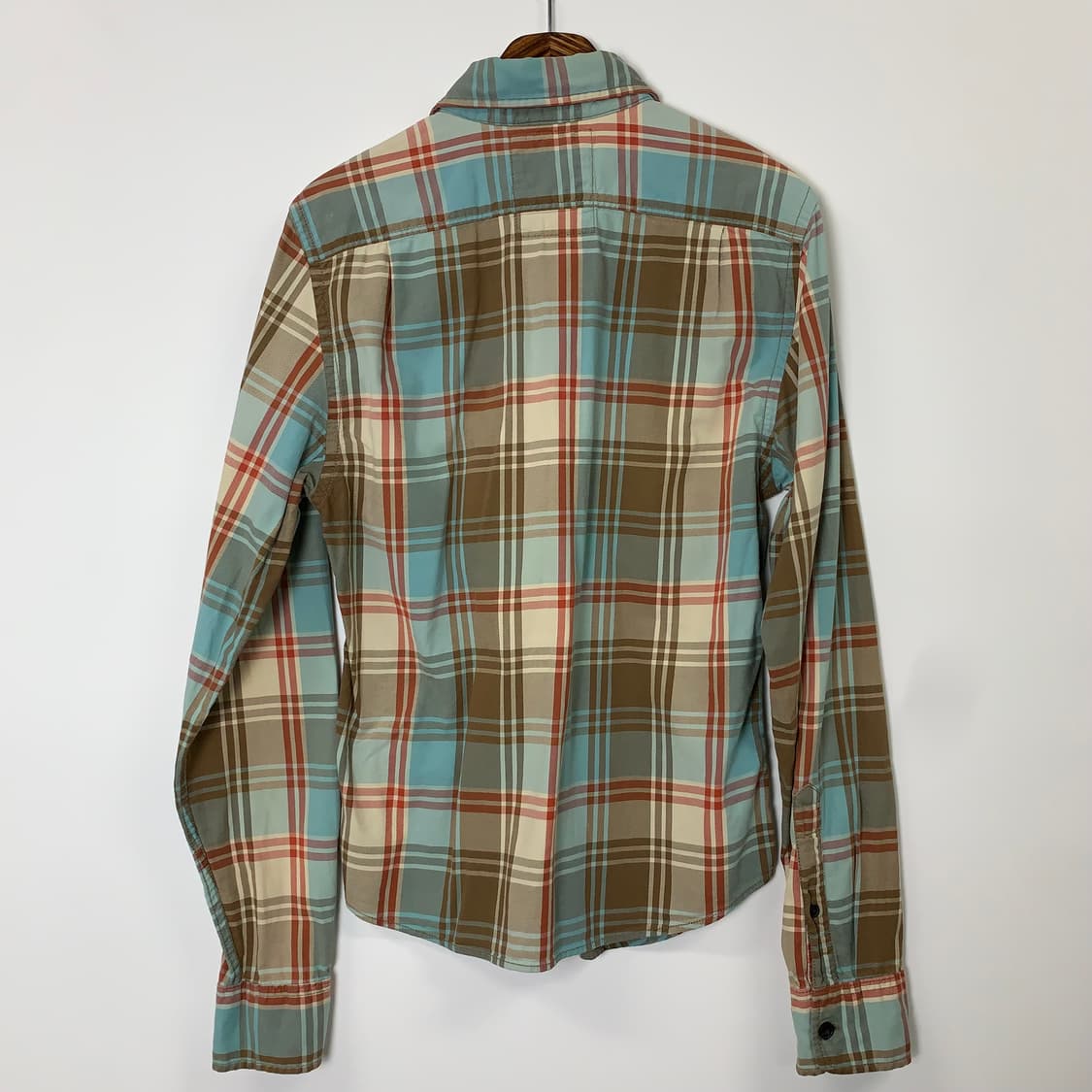 홀리스터 자수로고 포켓 체크셔츠 상품이미지3