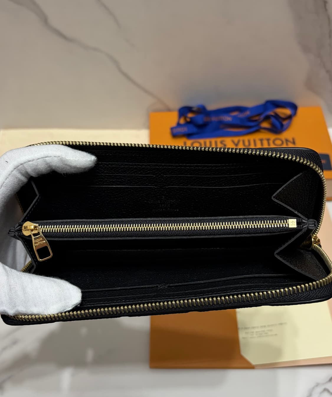 [정품] S급 루이비통 앙프렝뜨 장지갑 백화점 풀구성 상품이미지6