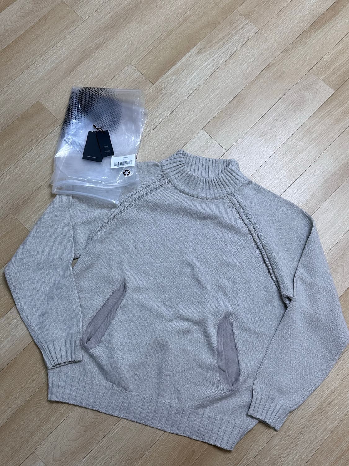 [3] 산산기어 스너그 니트 웜그레이 상품이미지3