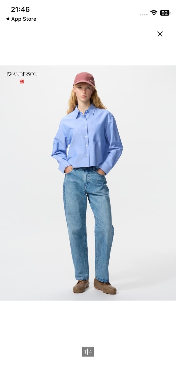 유니클로 jw 옥스포드 박시셔츠 상품이미지1