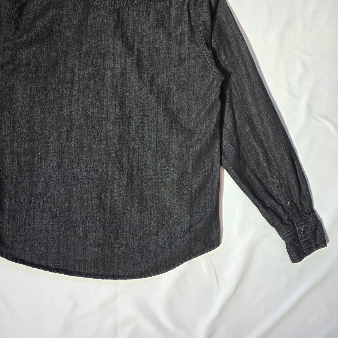 [00]카락터 KARACTER 웨스턴 린넨 데님 셔츠 상품이미지8