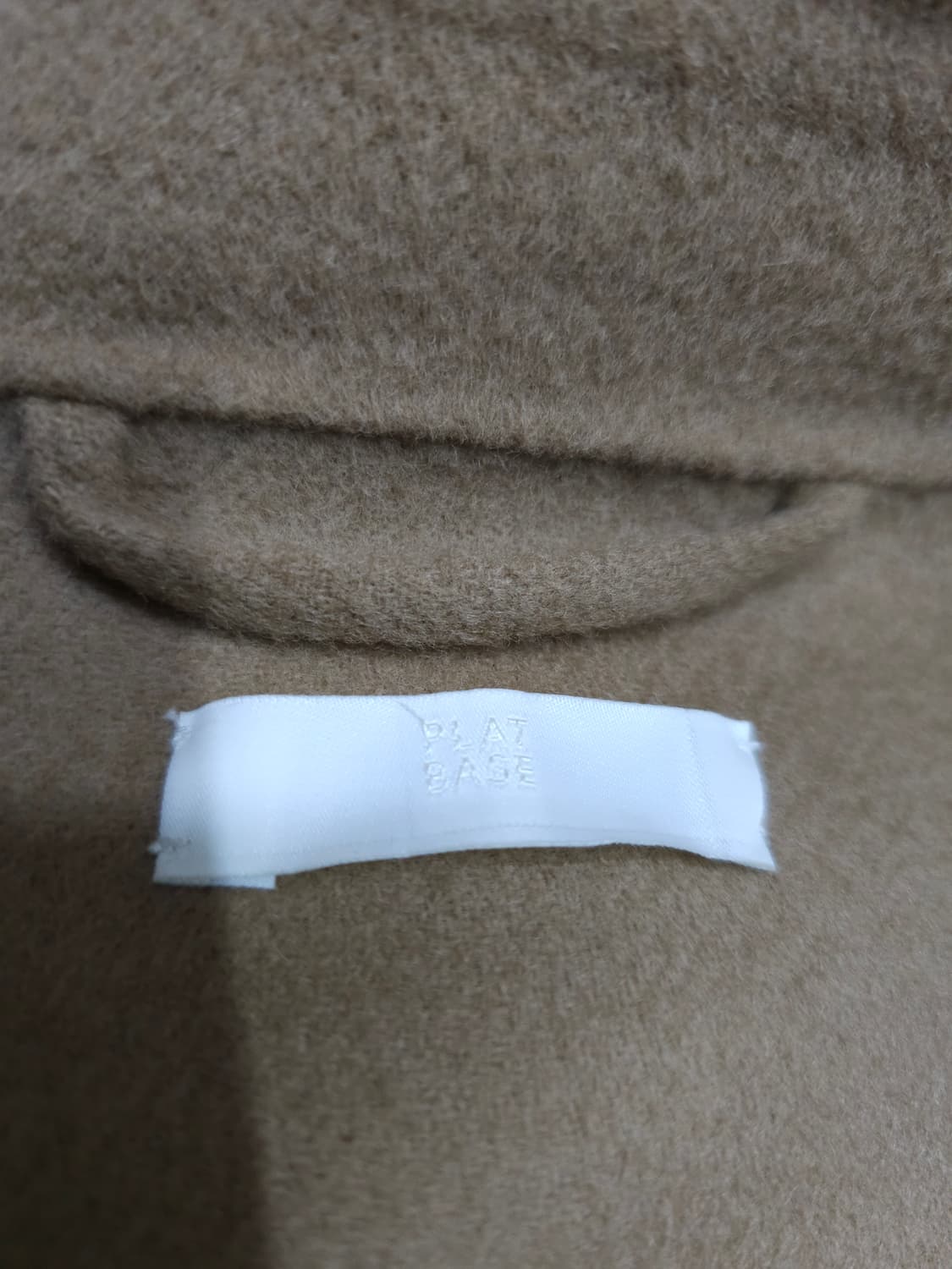 FLAT BASE 캐시미어 핸드메이드코트 상품이미지8