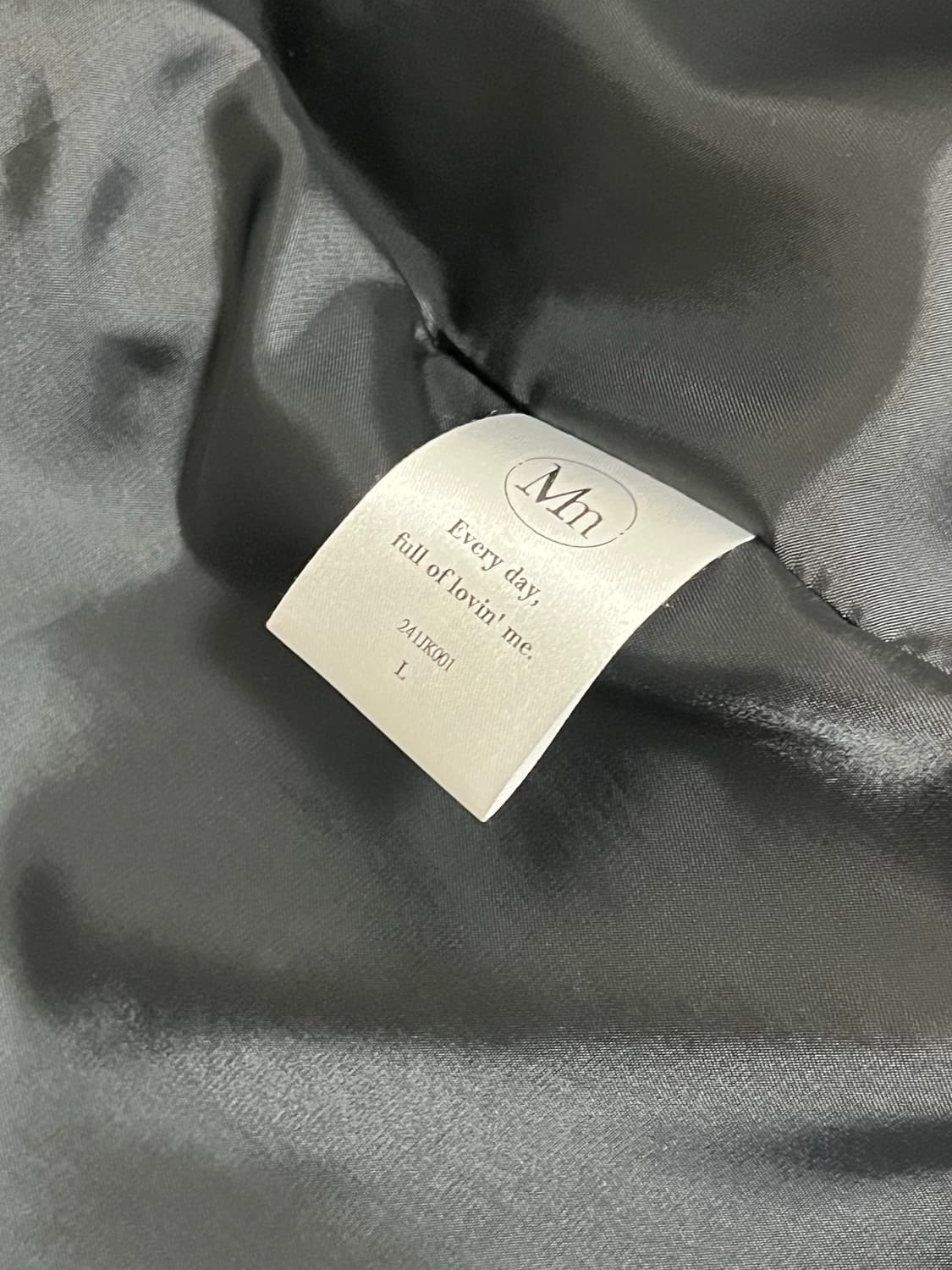 미누미오 Vegan leather half jacket Black 상품이미지2