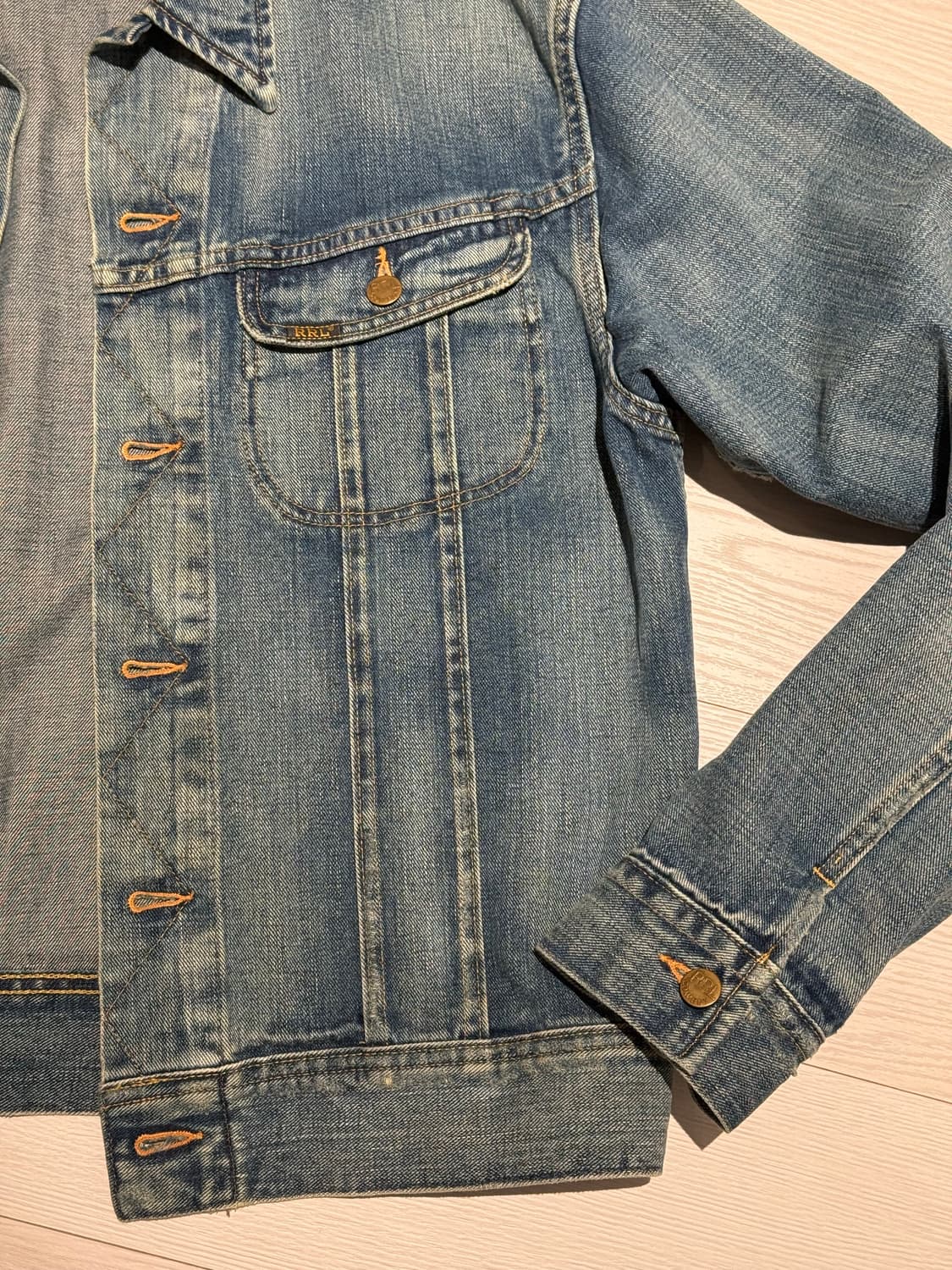 rrl lot 271 리랜드 데님자켓 L 상품이미지4