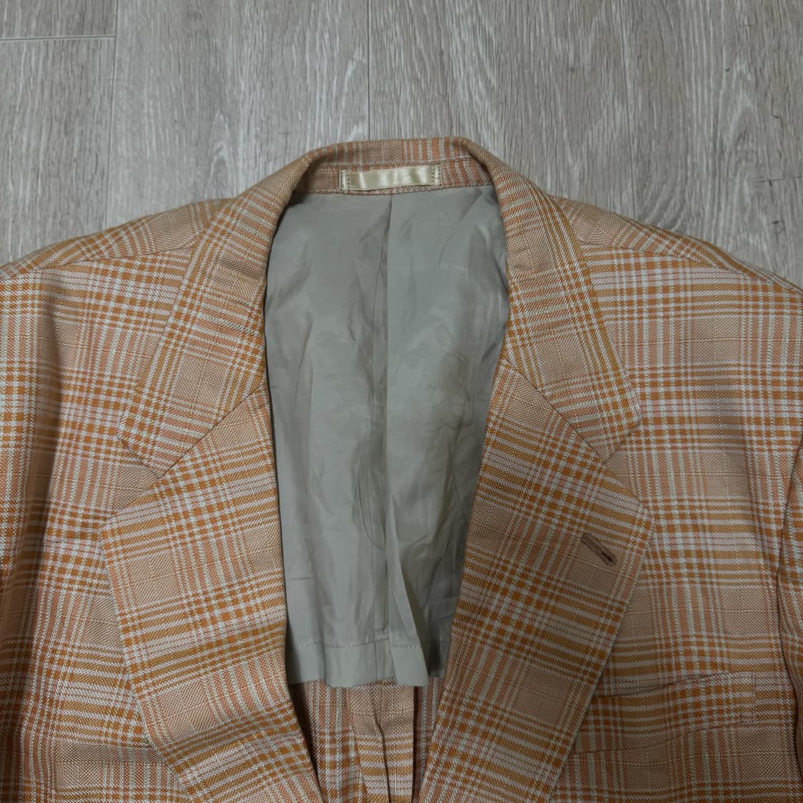 TOMA 남성 체크 정장 자켓 LL  상품이미지2