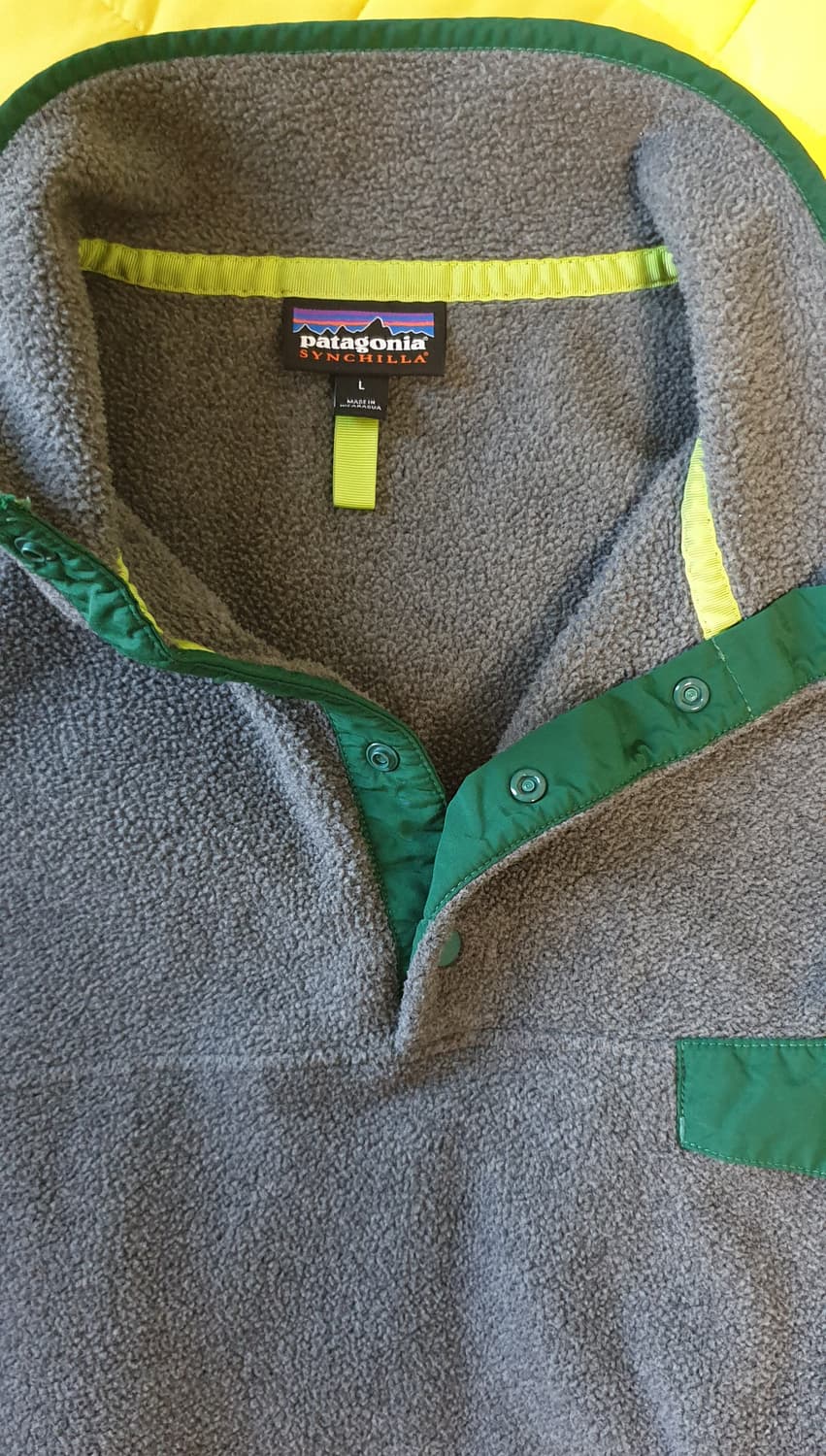 파타고니아 헤비웨이트 신칠라 풀오버 니켈 헌터그린 L 상품이미지5