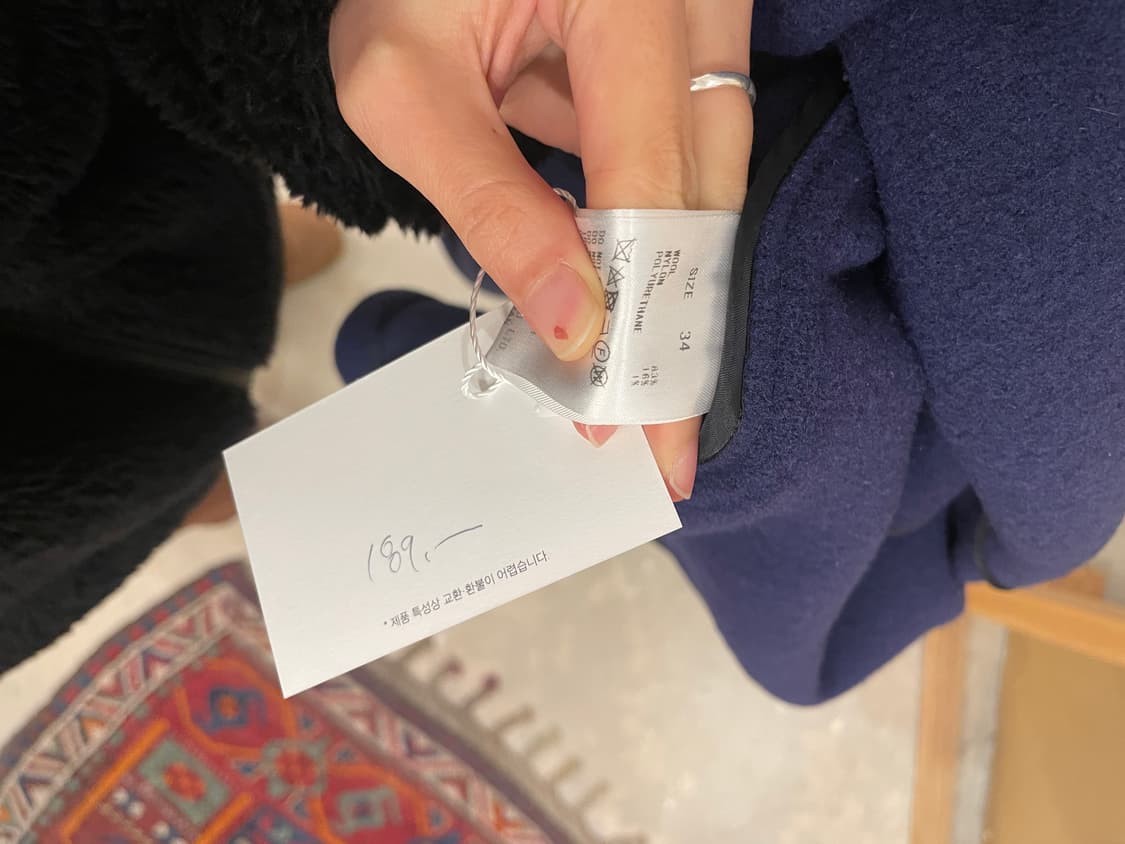 tomorrowland navy coat 상품이미지4