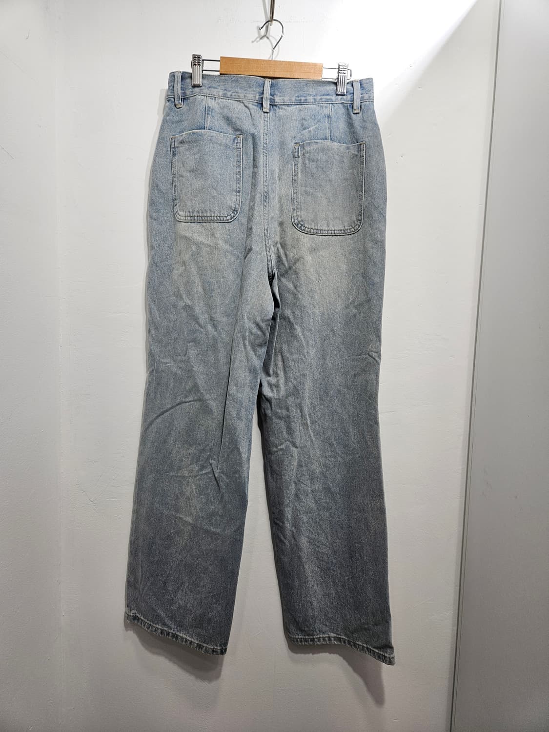 에잇세컨즈(8seconds) 연청 데님 와이드 M 상품이미지5