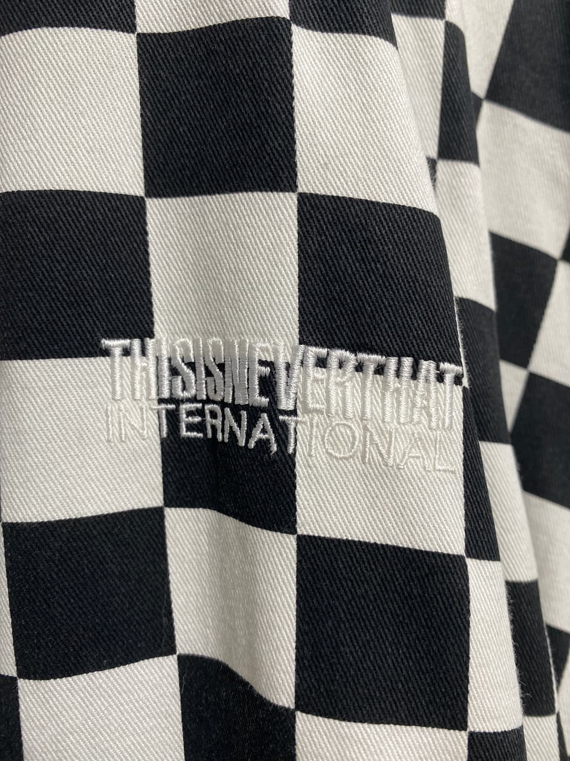 디스이스네버뎃 체커 코튼 자켓  상품이미지3