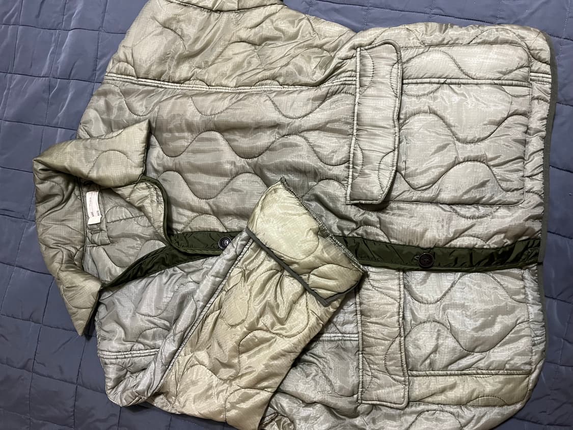 77circa 나나써카 퀄팅 라이너 오버 코트 상품이미지4