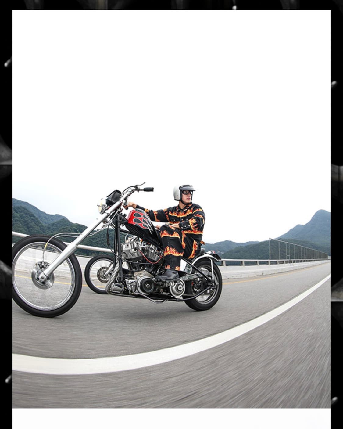 [새상품] 떠그클럽 쵸퍼 플레임 셋업 상품이미지10