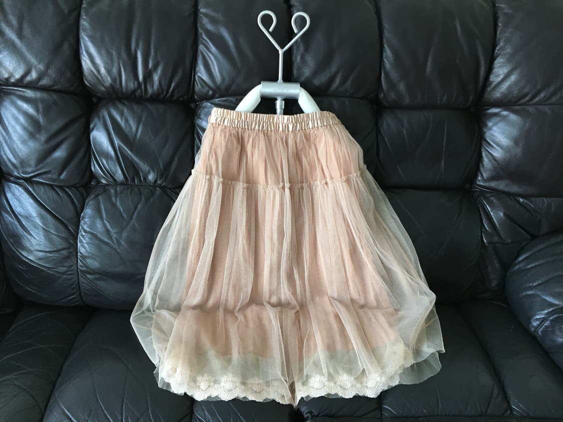 tulle lace hem skirt 상품이미지4