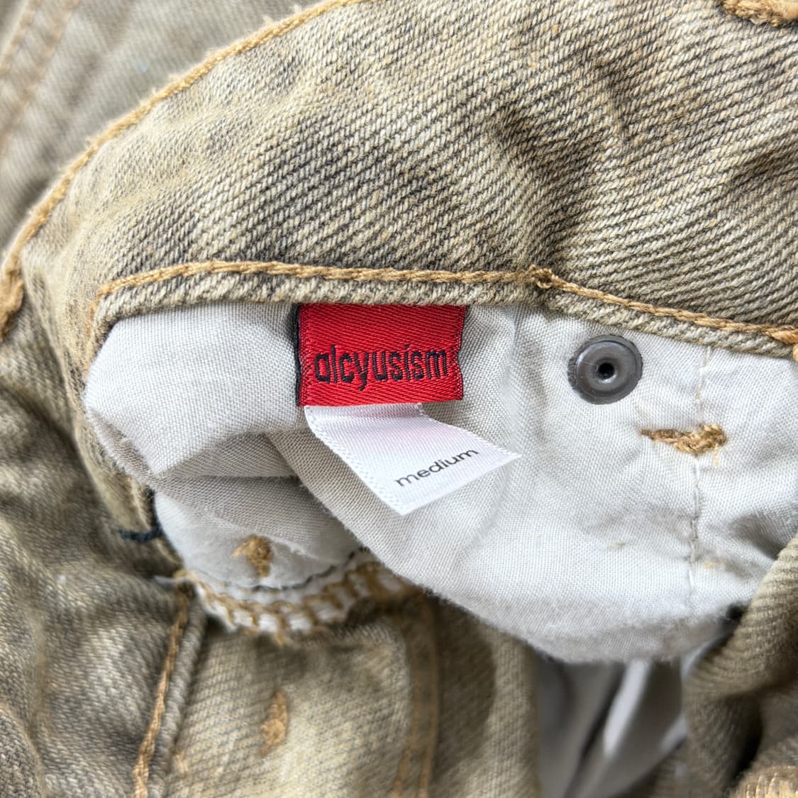 알시우시즘 빈티지 유틸리티 카고 데님팬츠 M 상품이미지4