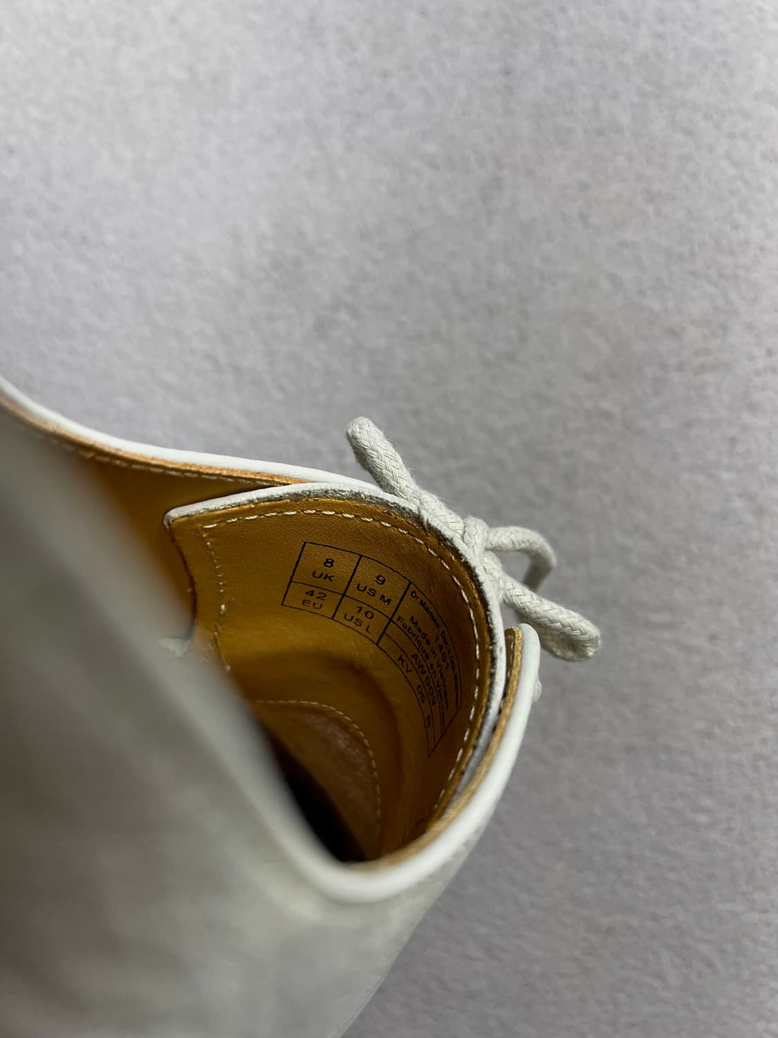 [42] 닥터마틴 1461 화이트 3홀 -270-275 상품이미지8