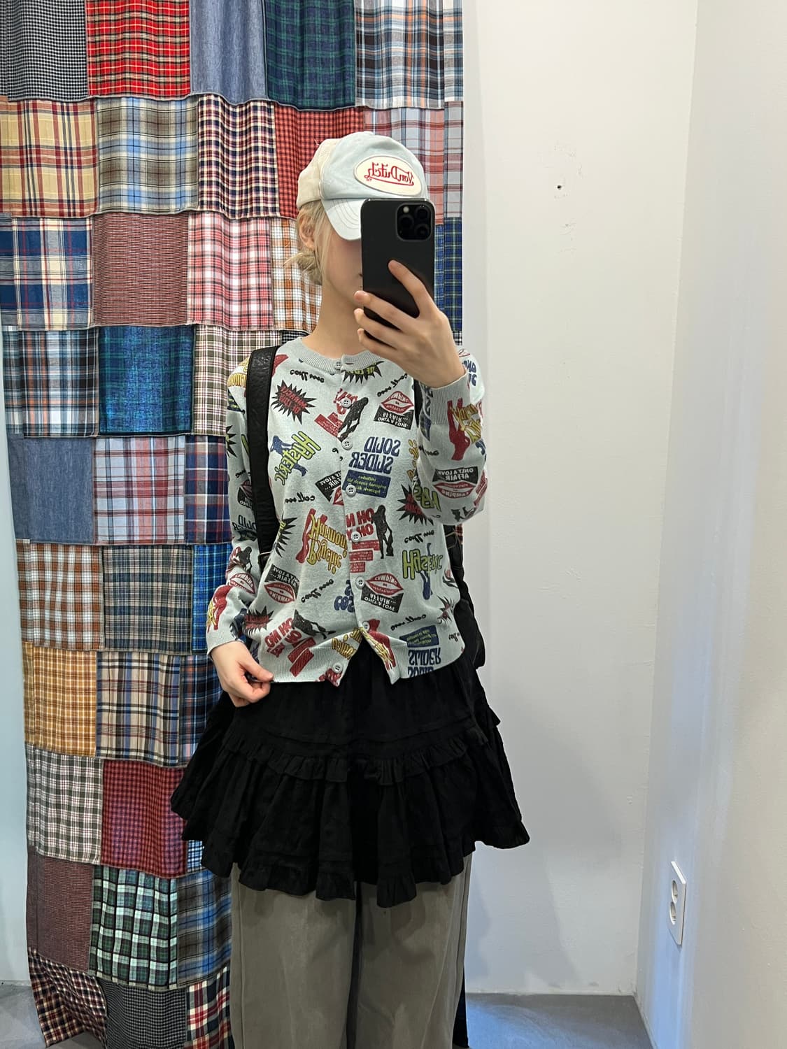 히스테릭 글래머 걸 프린트 가디건 상품이미지5