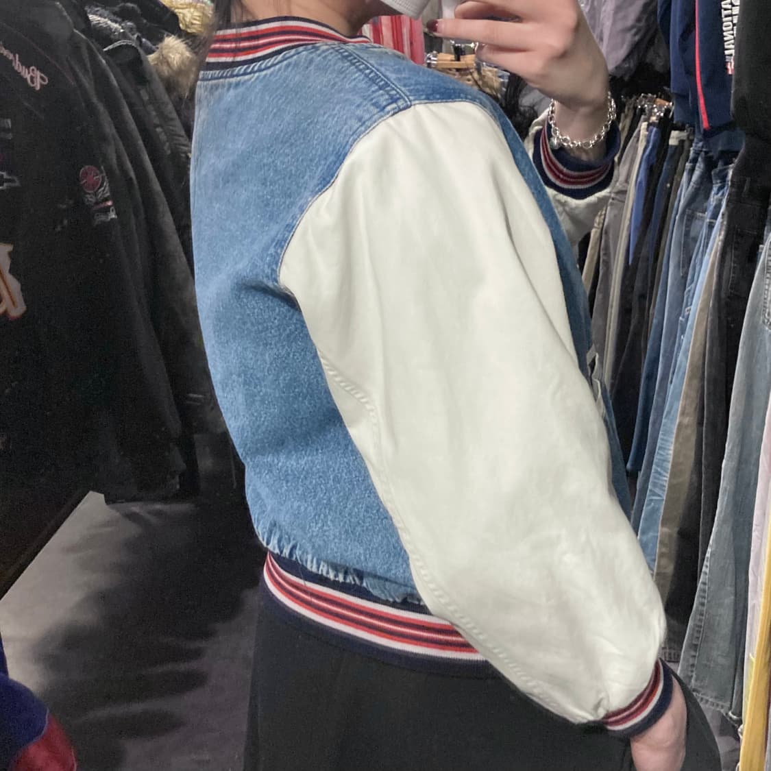 [IM]vtg 체로키 크롭 바시티 자켓 상품이미지6